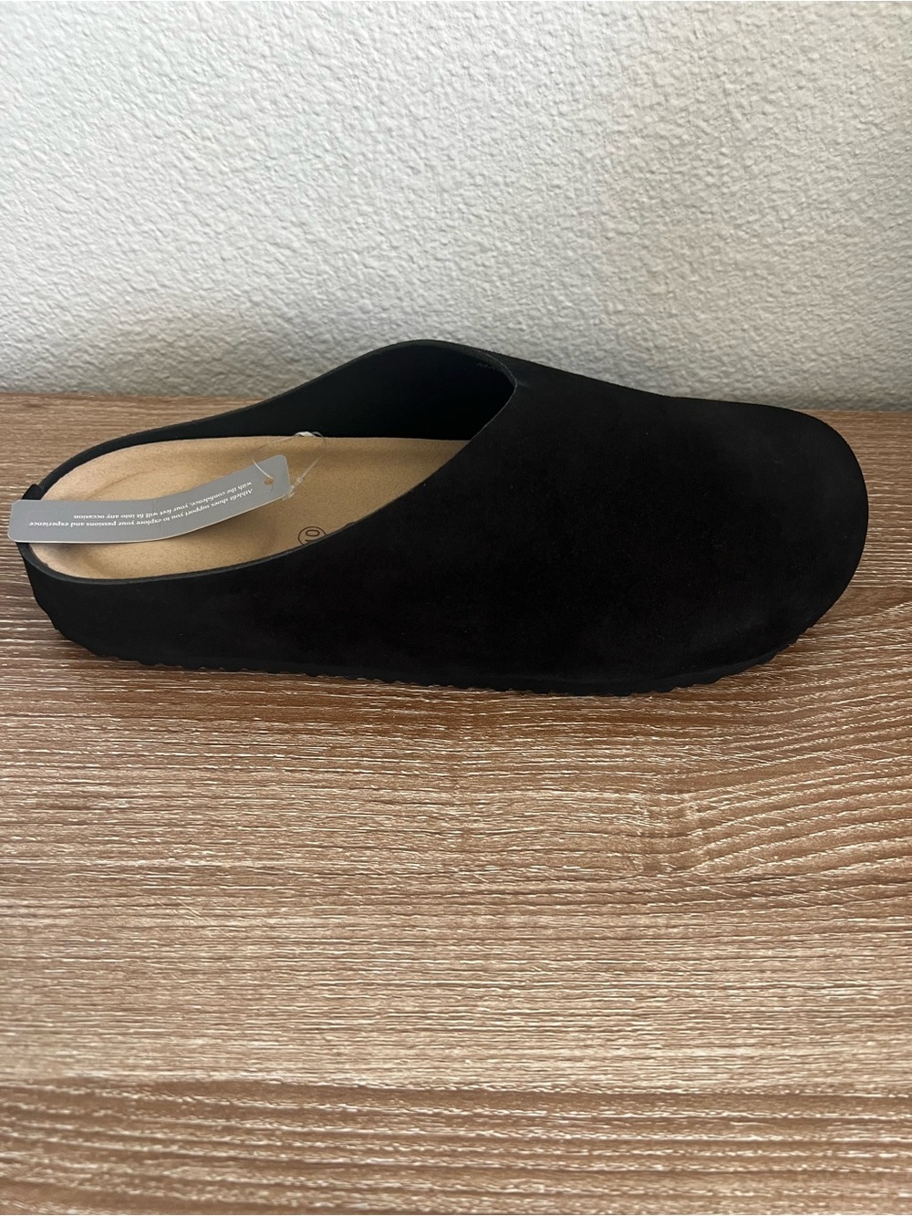 Women's Black Slip-On Comfort Slippers - Picture 3 of 7